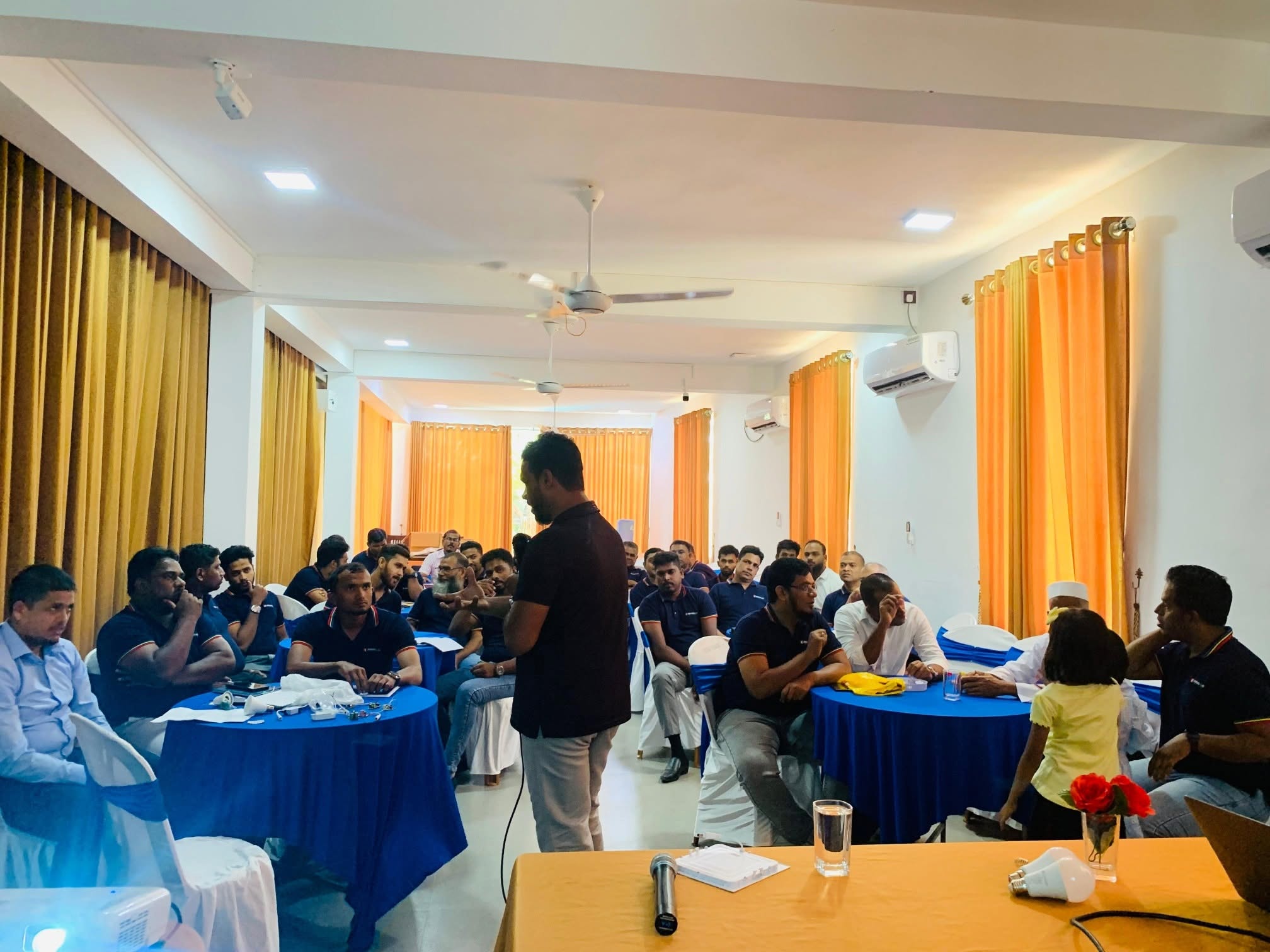 Engaging with the full room during the session